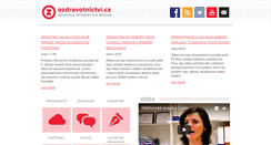 Desktop Screenshot of ozdravotnictvi.cz