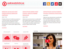Tablet Screenshot of ozdravotnictvi.cz